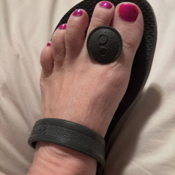 Guru shoes - flip-flops black Size 6 - Picture 5 of 5